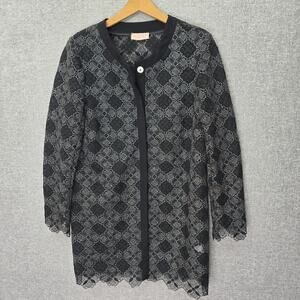 CURETE COLLECTIONS EMBROIDERED DUSTER, SIZE 12